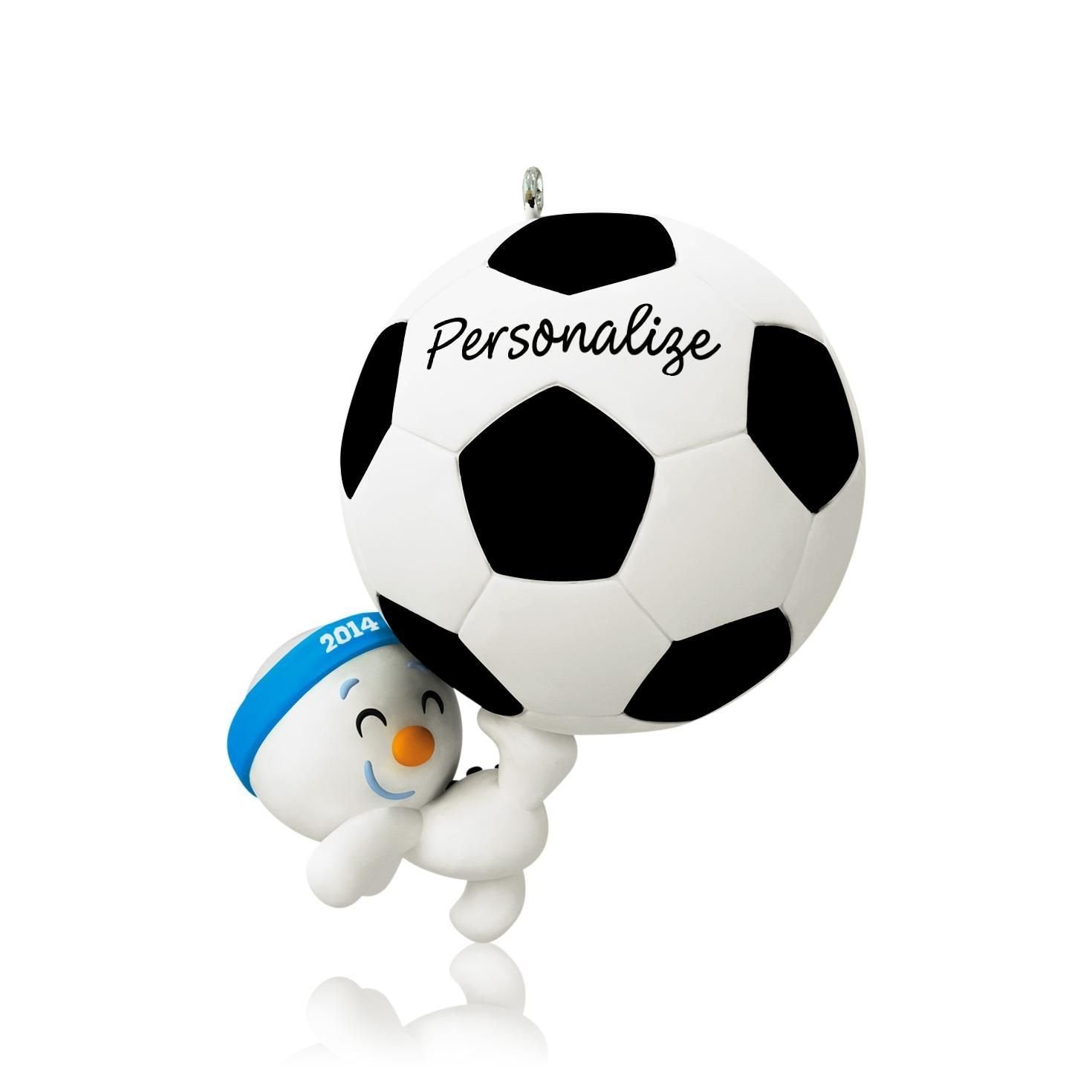1 X Soccer Star - 2014 Hallmark Keepsake Ornament