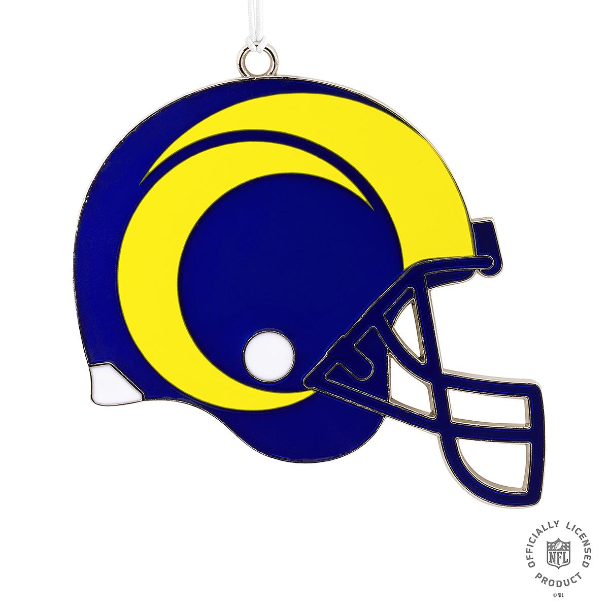 Hallmark NFL Los Angeles Rams Metal Helmet Ornament