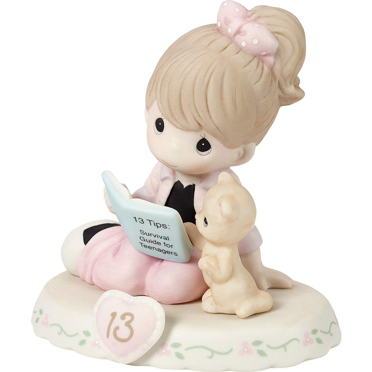 Growing In Grace, Age 13, Brunette Girl Figurine
