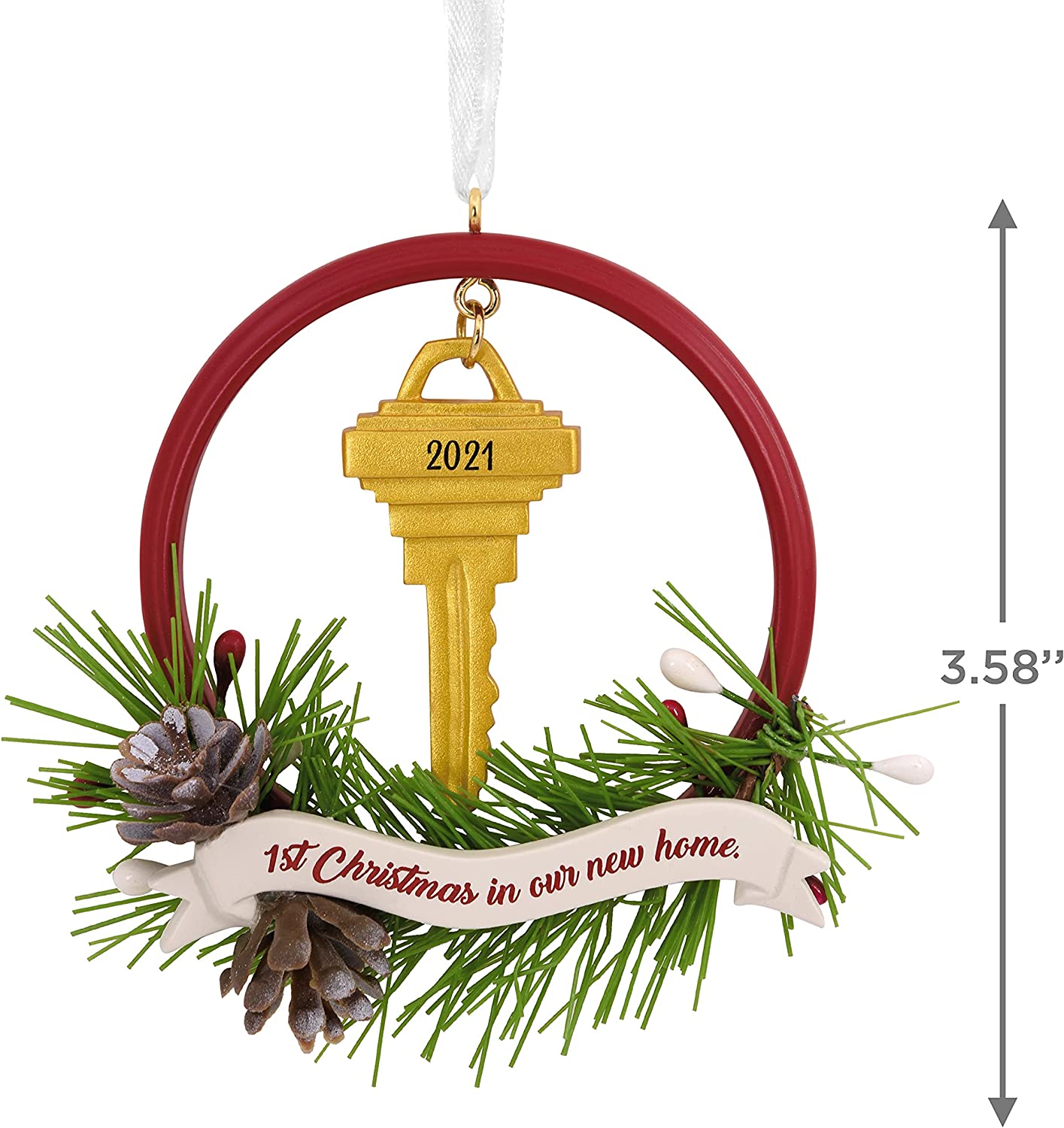 1st Christmas in New Home 2021 Tree Trimmer Ornament