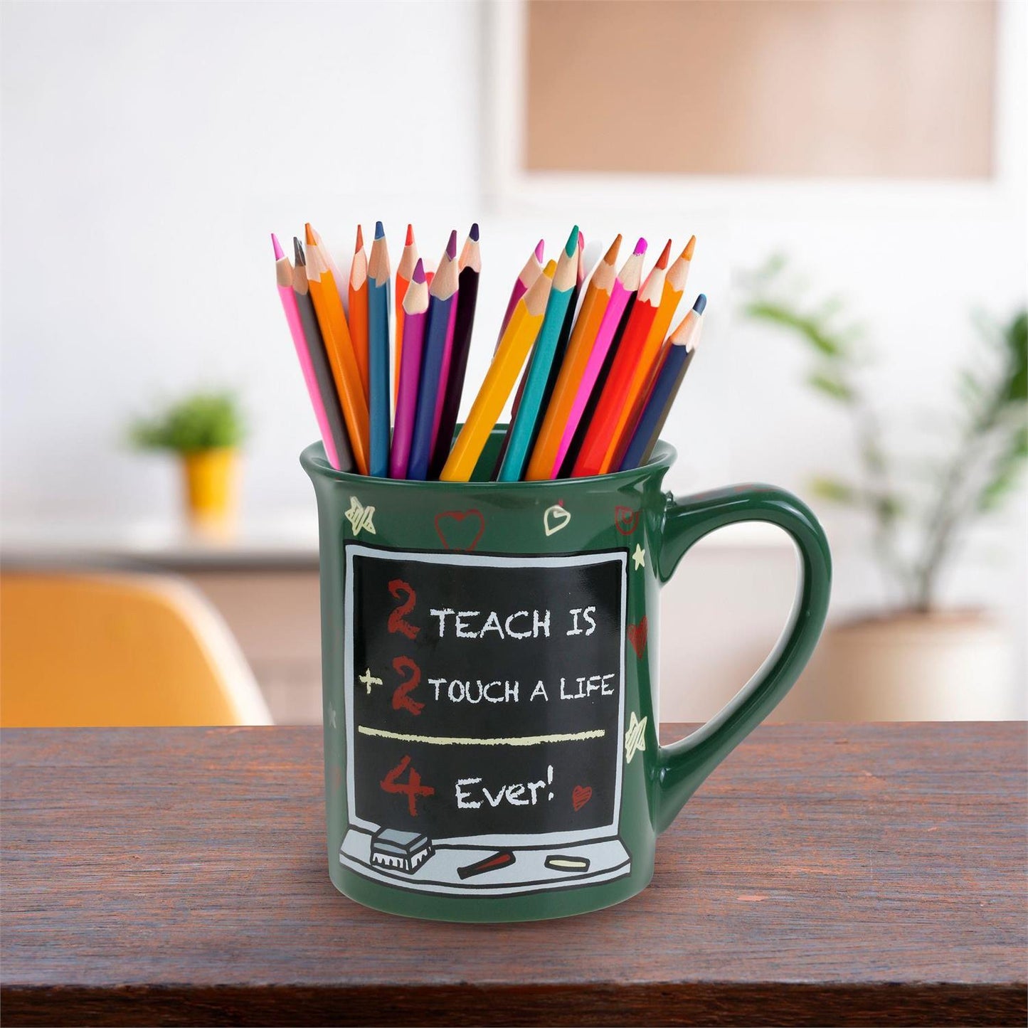 2 Teach is 2 Touch a Life 4 Ever Mug, 16oz.