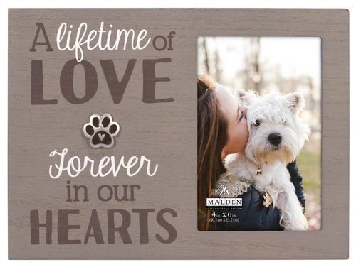 4X6 Forever In Our Hearts Pet Frame
