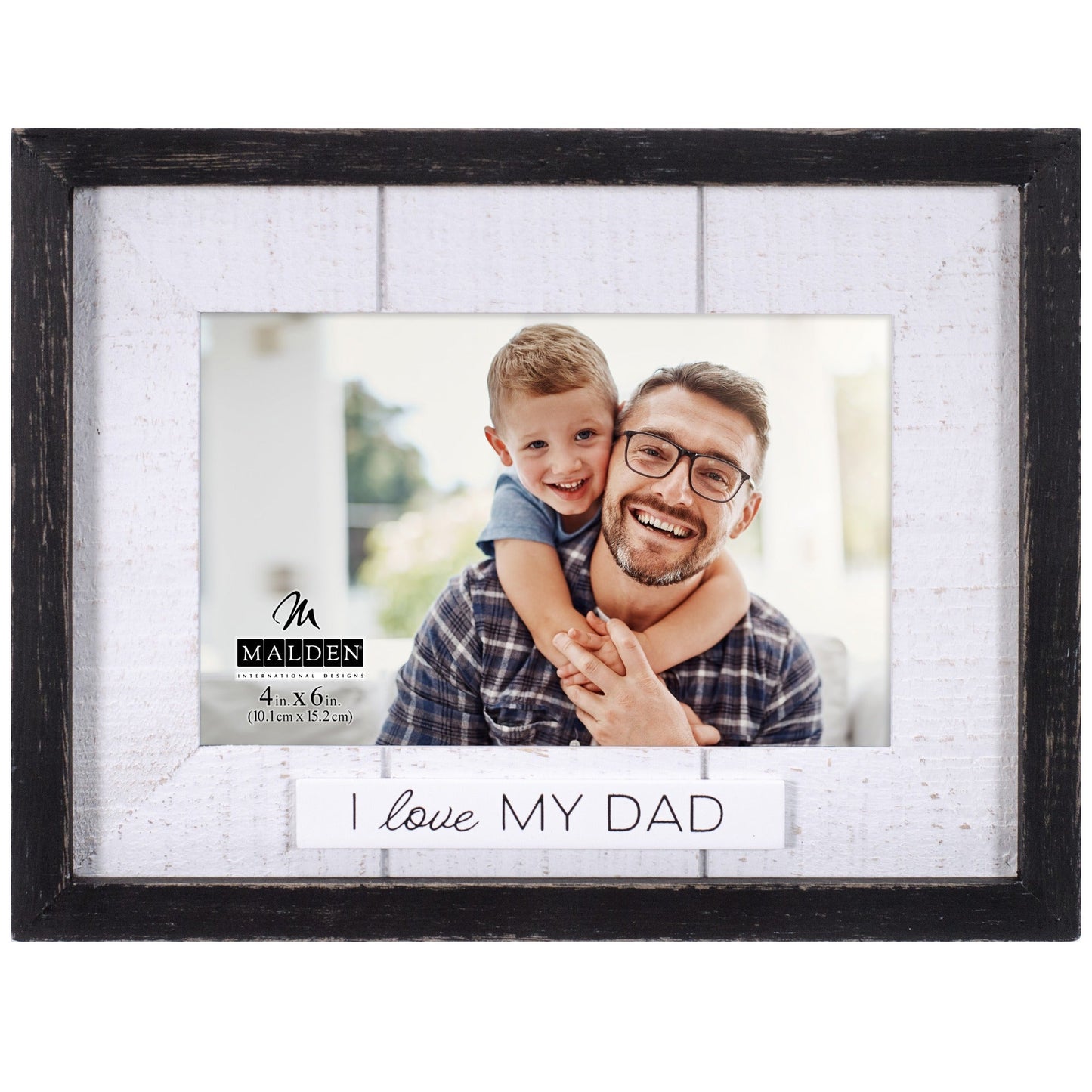 4X6 I LOVE MY DAD RUSTIC