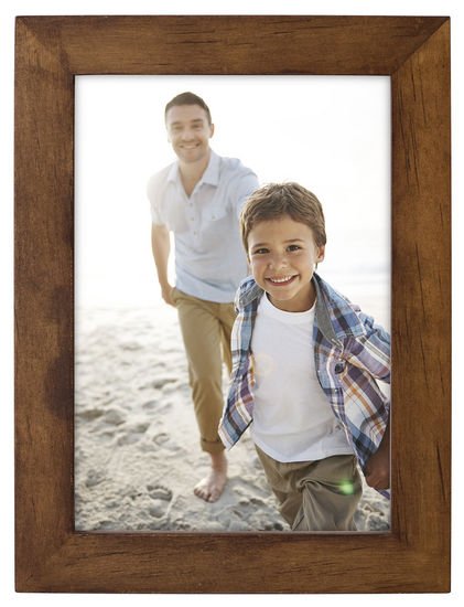 4X6 Linear - Stone Walnut Frame