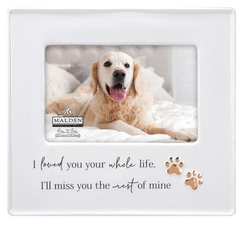 4X6 Pet Memorial Ceramic Frame