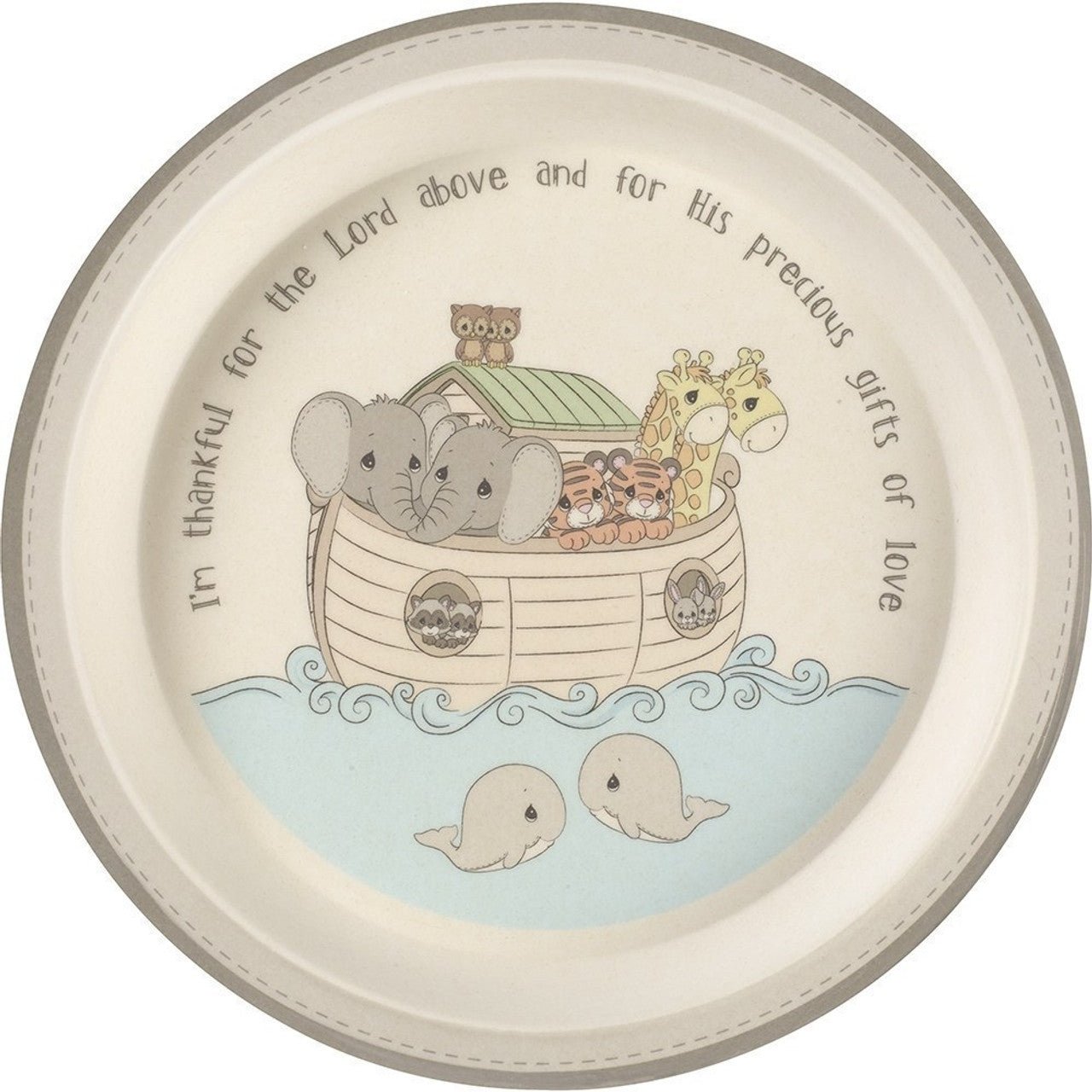 5 - Piece Noah’s Ark Mealtime Gift Set, Bamboo