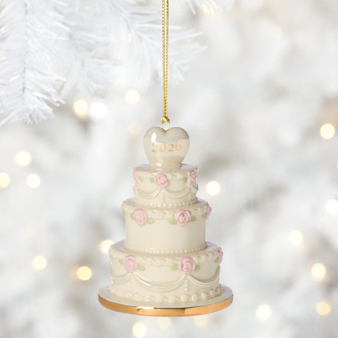 Lenox 2026 Wedding Cake Ornament