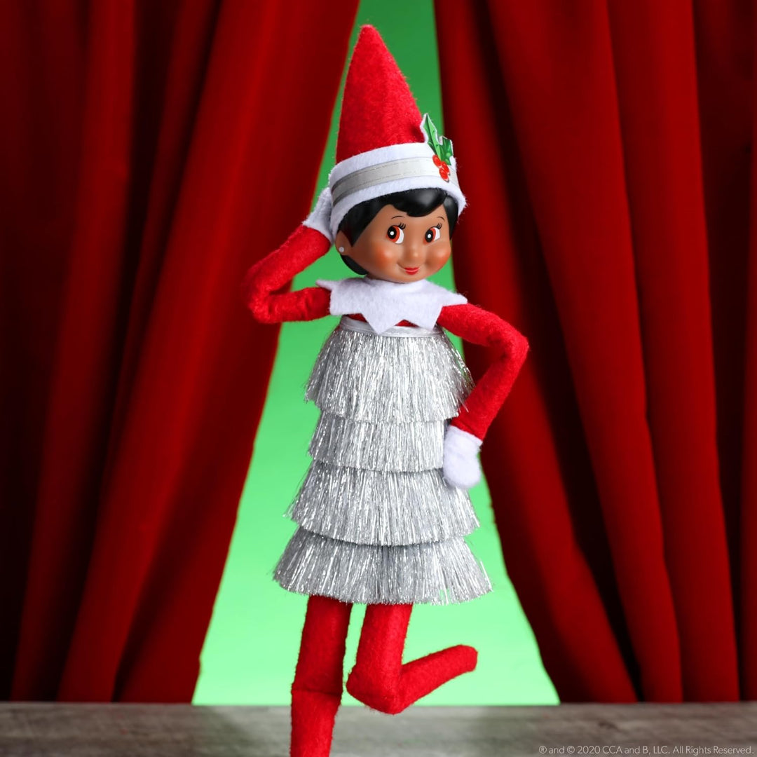 The Elf on the Shelf Claus Couture Tiny Tinsel Dress – Scout Elf Outfit