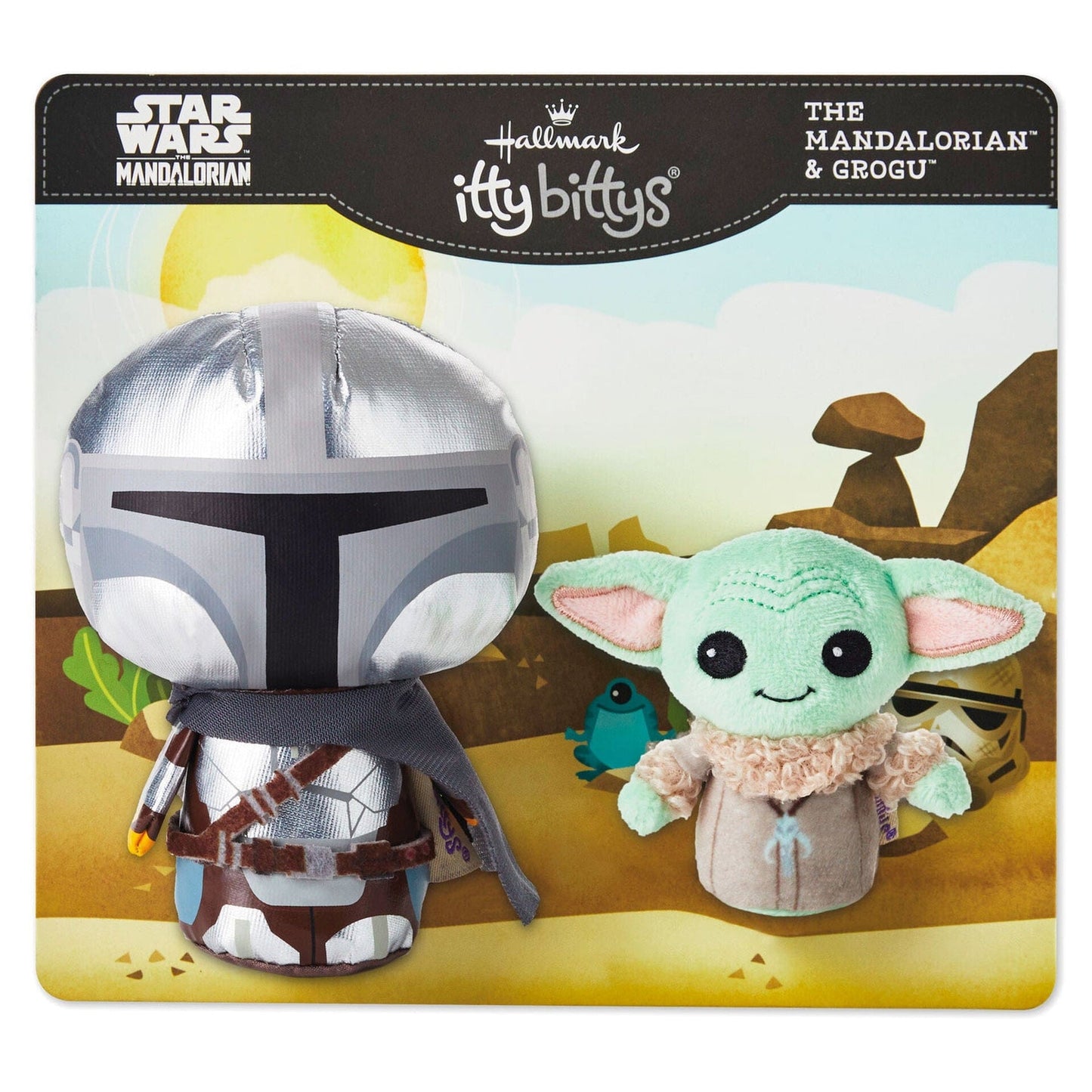itty bittys Star Wars The Mandalorian and Grogu Plush, Set of 2