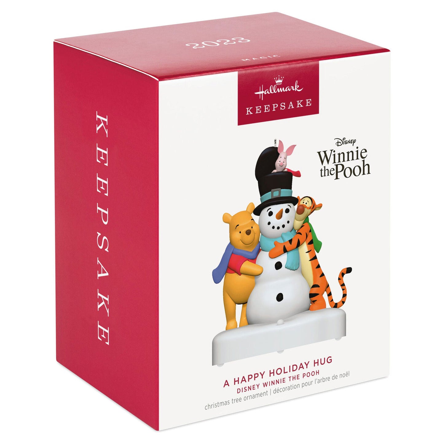 A Happy Holiday Hug, Disney Winnie the Pooh, Musical, 2023 Keepsake Ornament
