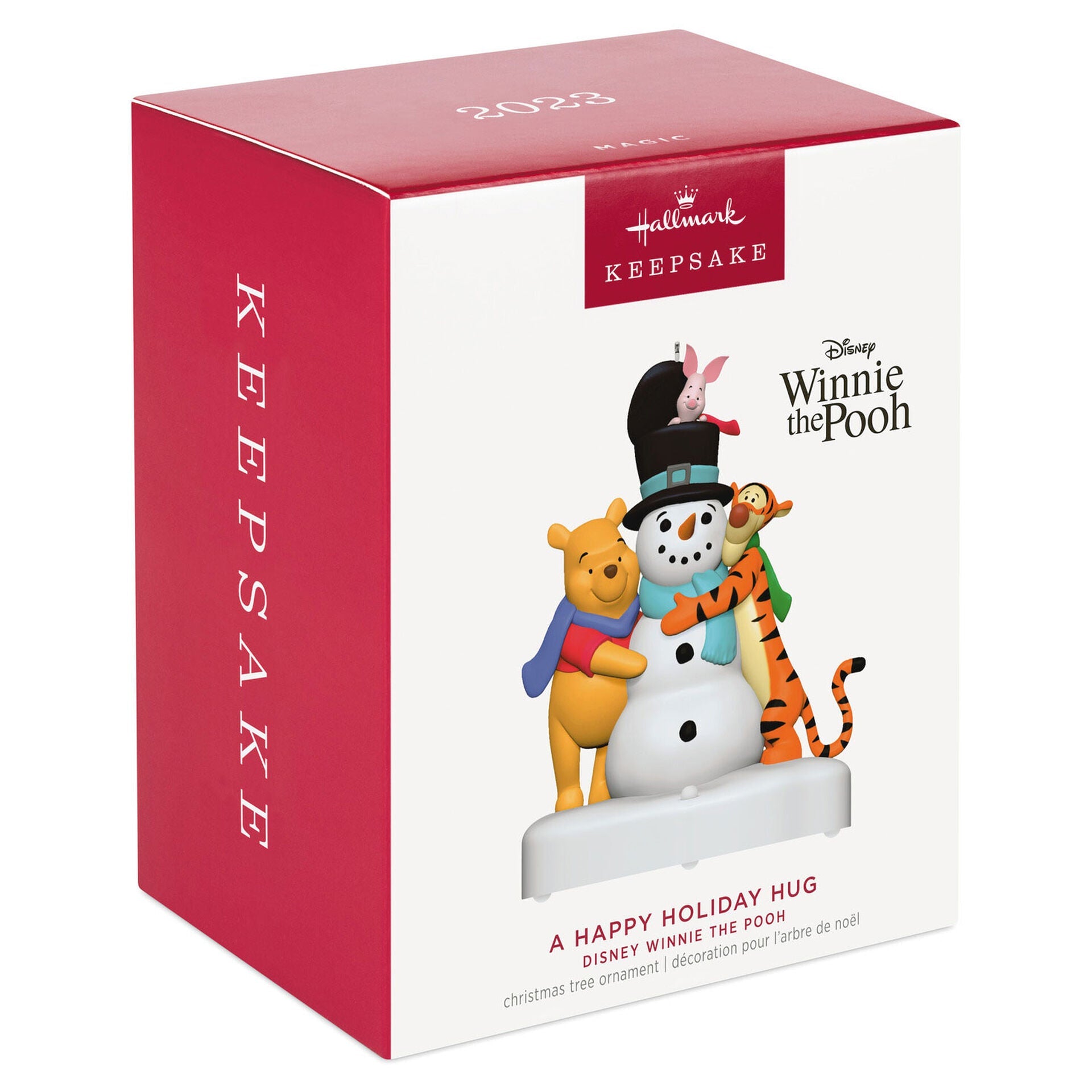 A Happy Holiday Hug, Disney Winnie the Pooh, Musical, 2023 Keepsake Ornament