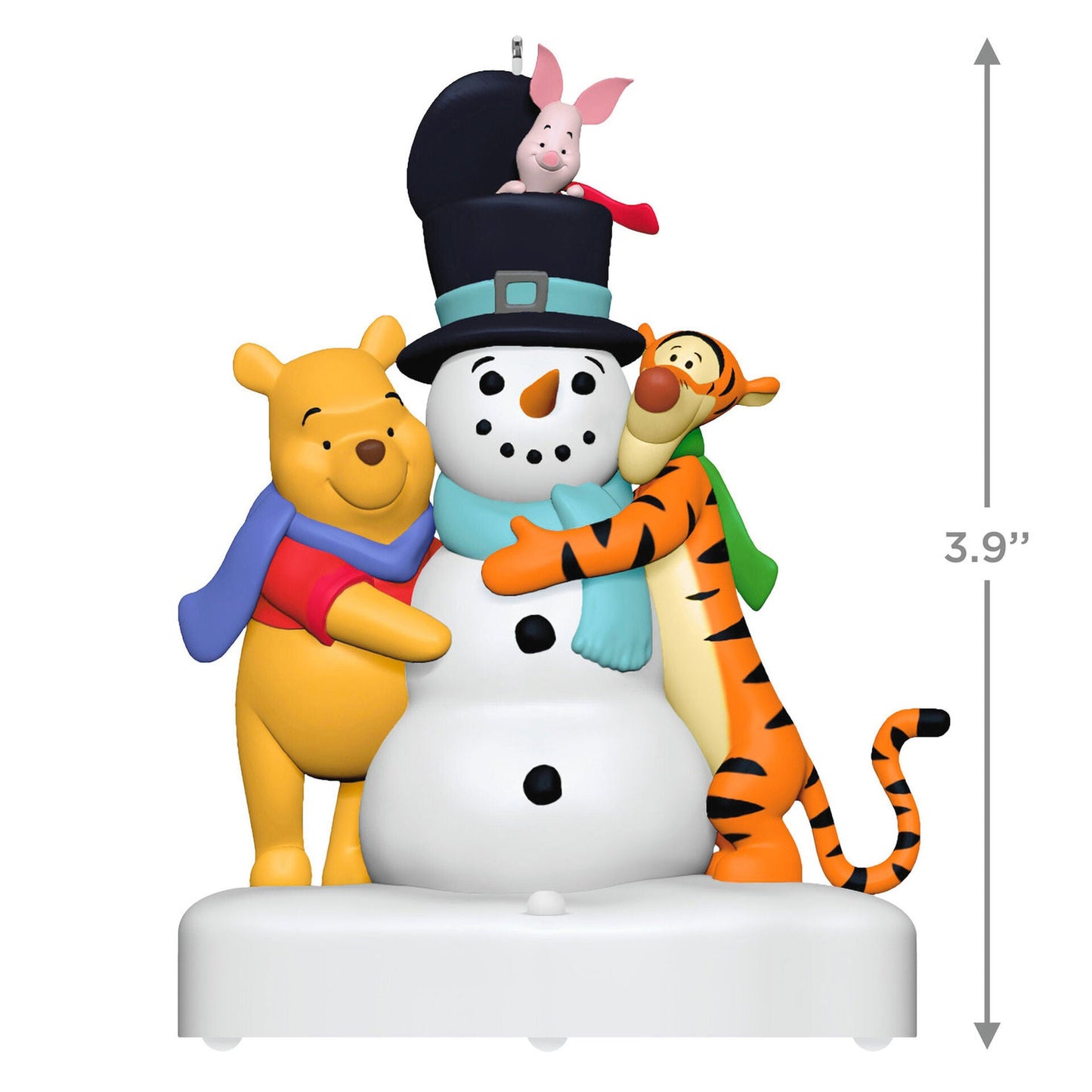 A Happy Holiday Hug, Disney Winnie the Pooh, Musical, 2023 Keepsake Ornament
