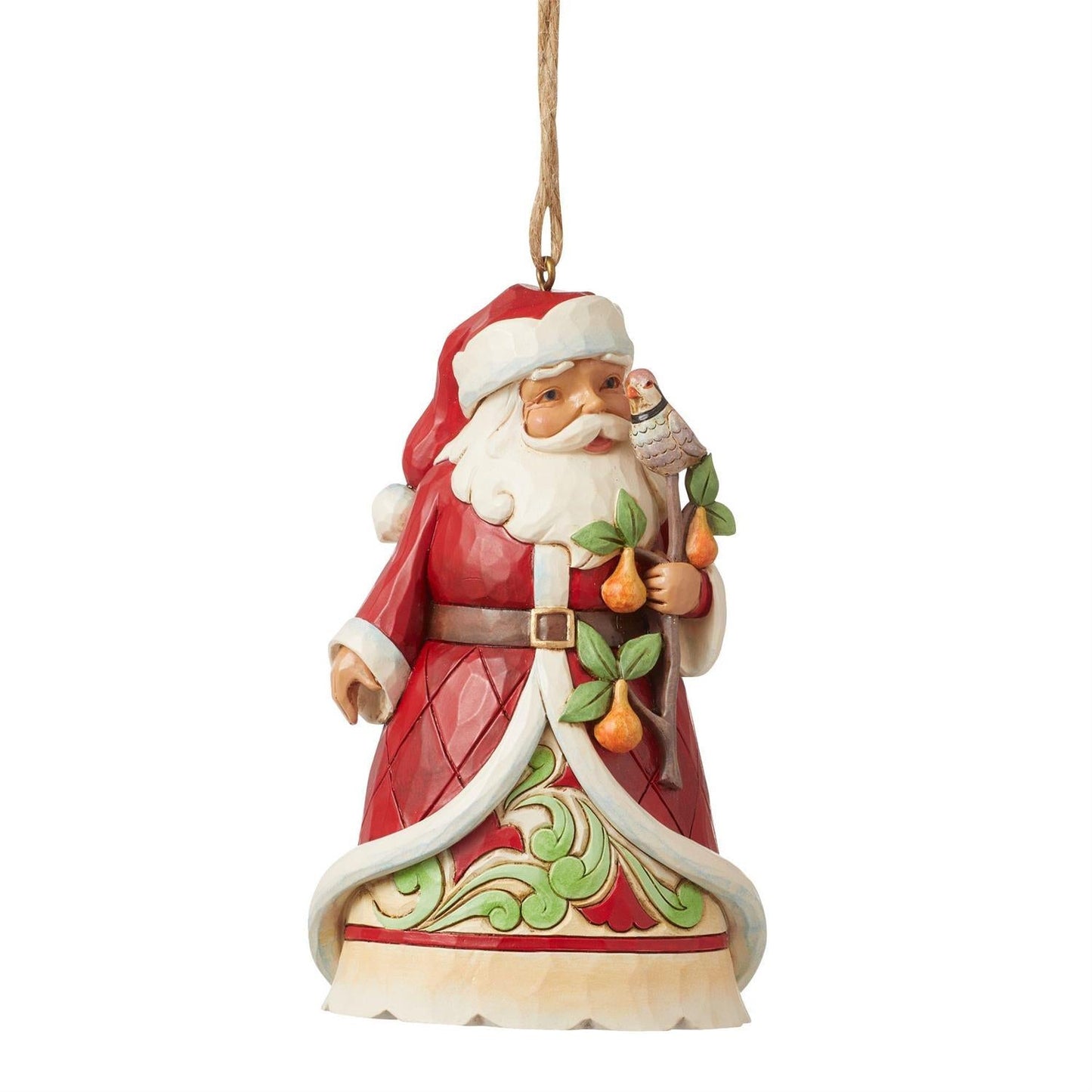 "A Partridge in a Pear Tree" Worldwide Event Santa Ornament