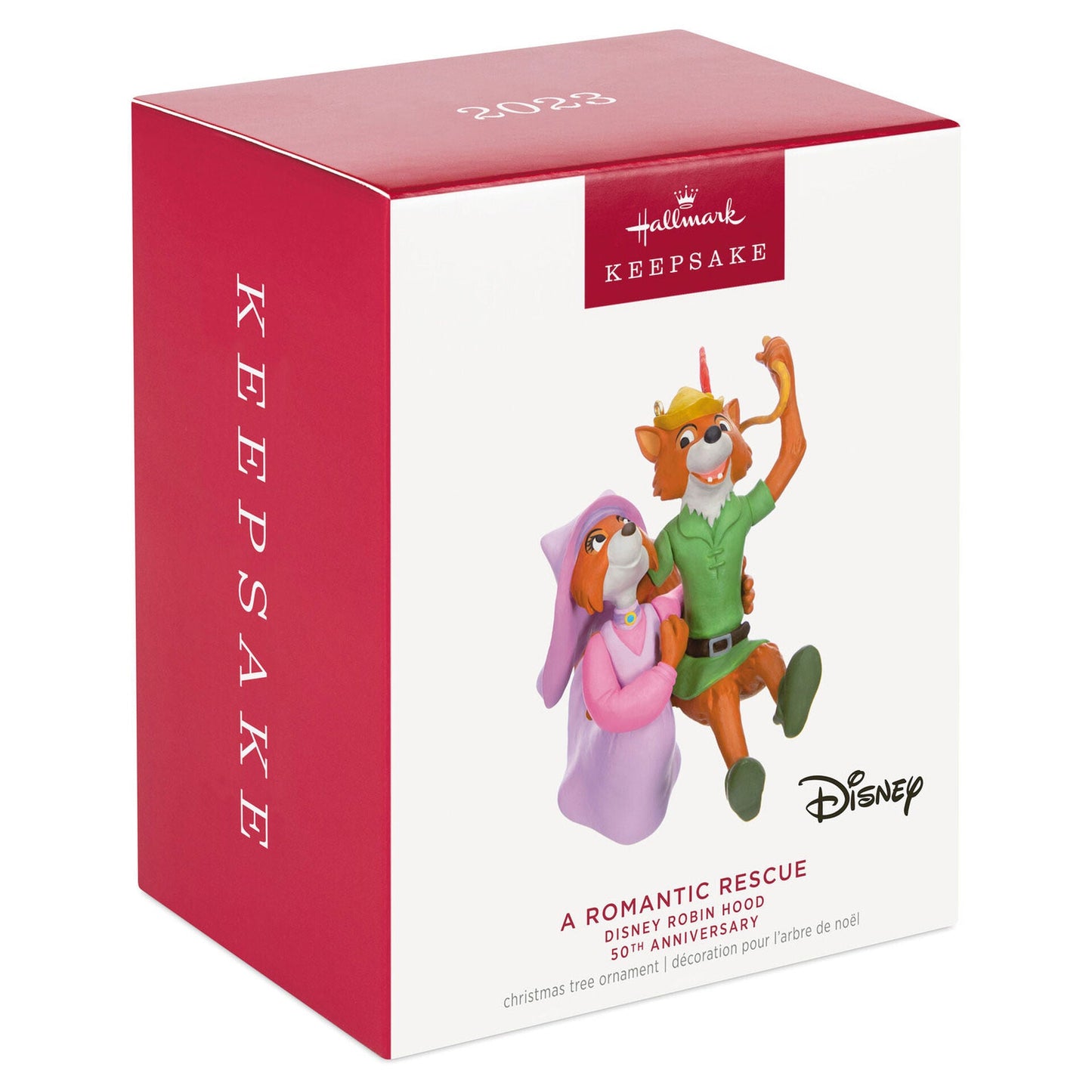 A Romantic Rescue, Disney Robin Hood 50th Anniversary, 2023 Keepsake Ornament