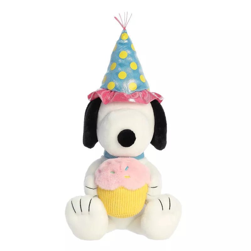 Aurora Adorable Peanuts Birthday Snoopy Stuffed Animal, 12"