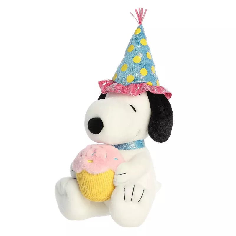 Aurora Adorable Peanuts Birthday Snoopy Stuffed Animal, 12"