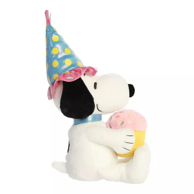 Aurora Adorable Peanuts Birthday Snoopy Stuffed Animal, 12"