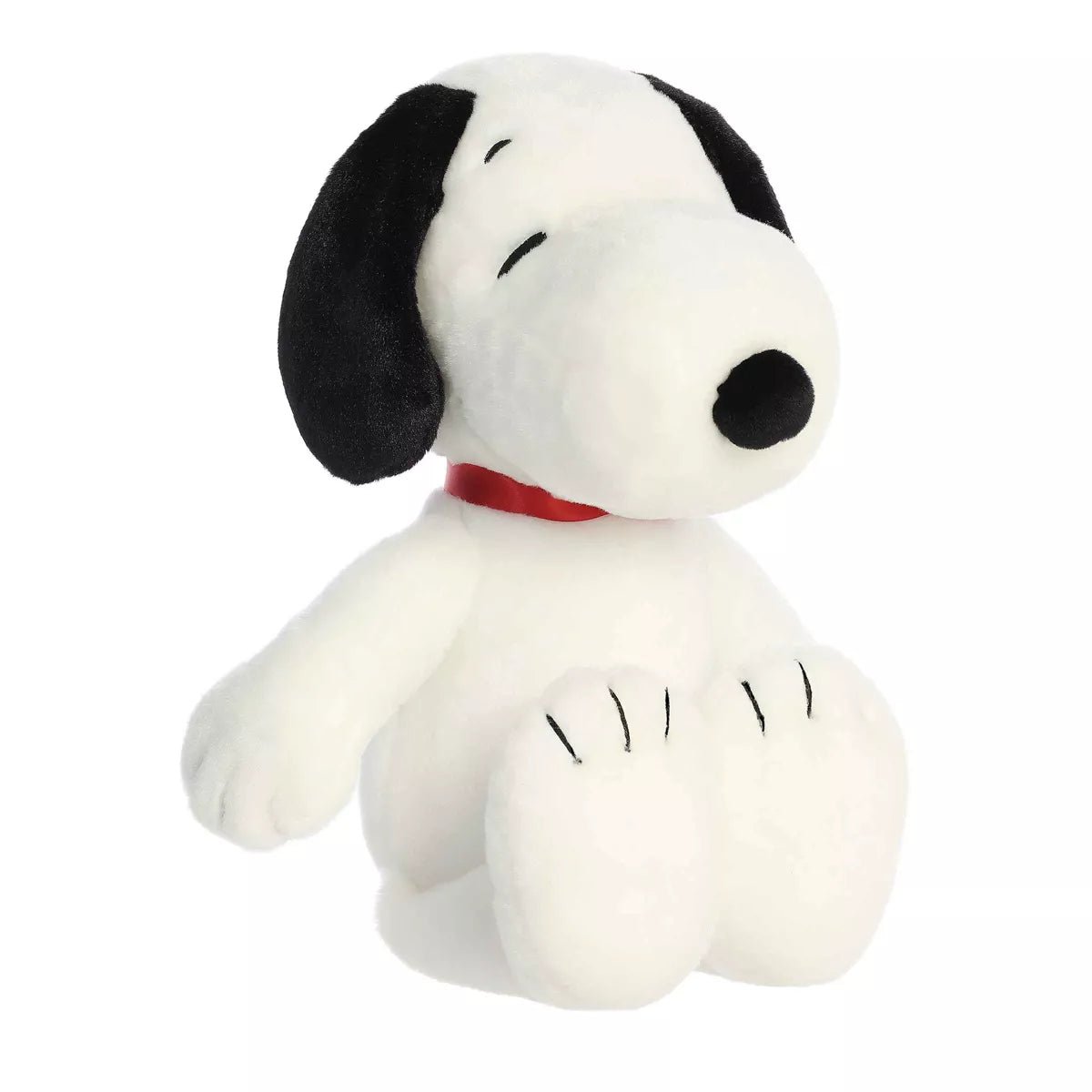 Aurora Adorable Peanuts Floppy Snoopy Stuffed Animal, White, 16"