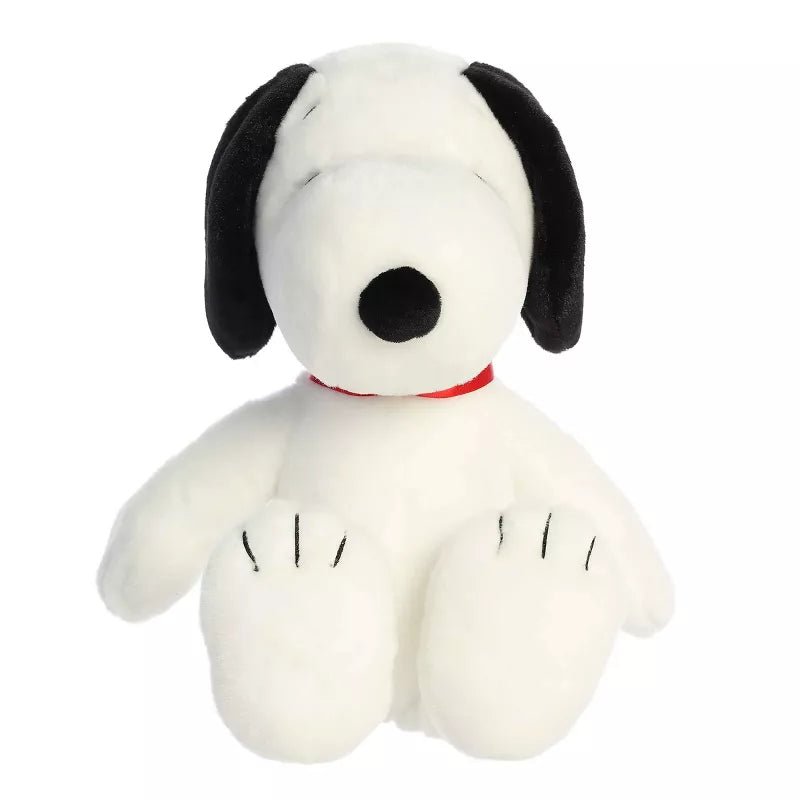 Aurora Adorable Peanuts Floppy Snoopy Stuffed Animal, White, 16"