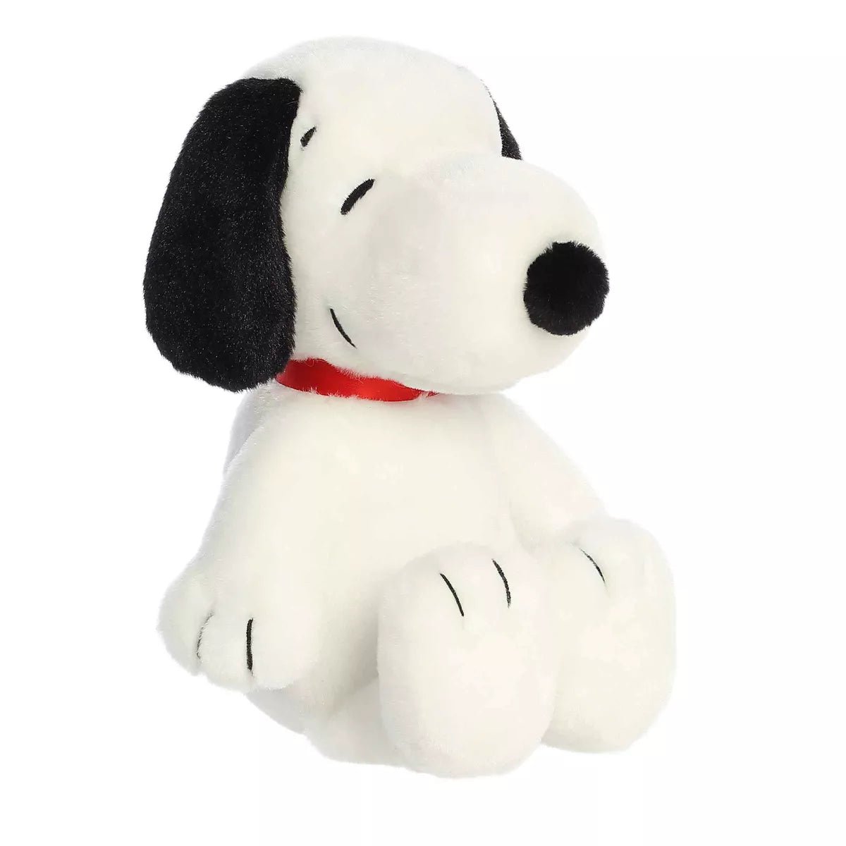 Aurora Adorable Peanuts Floppy Snoopy Stuffed Animal, White, 8"