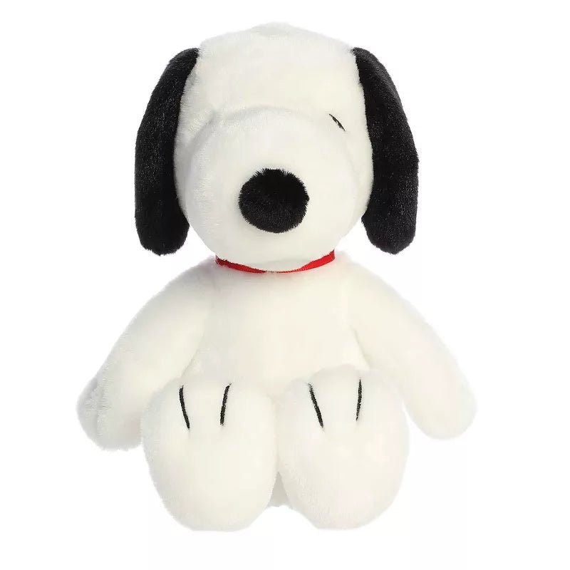 Aurora Adorable Peanuts Floppy Snoopy Stuffed Animal, White, 8"