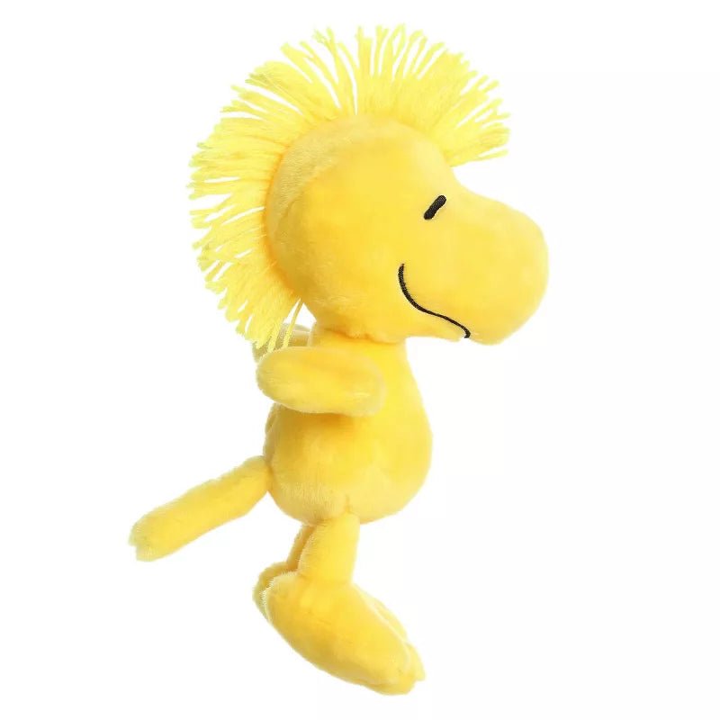 Aurora Adorable Peanuts Floppy Woodstock Stuffed Animal, Yellow, 9"