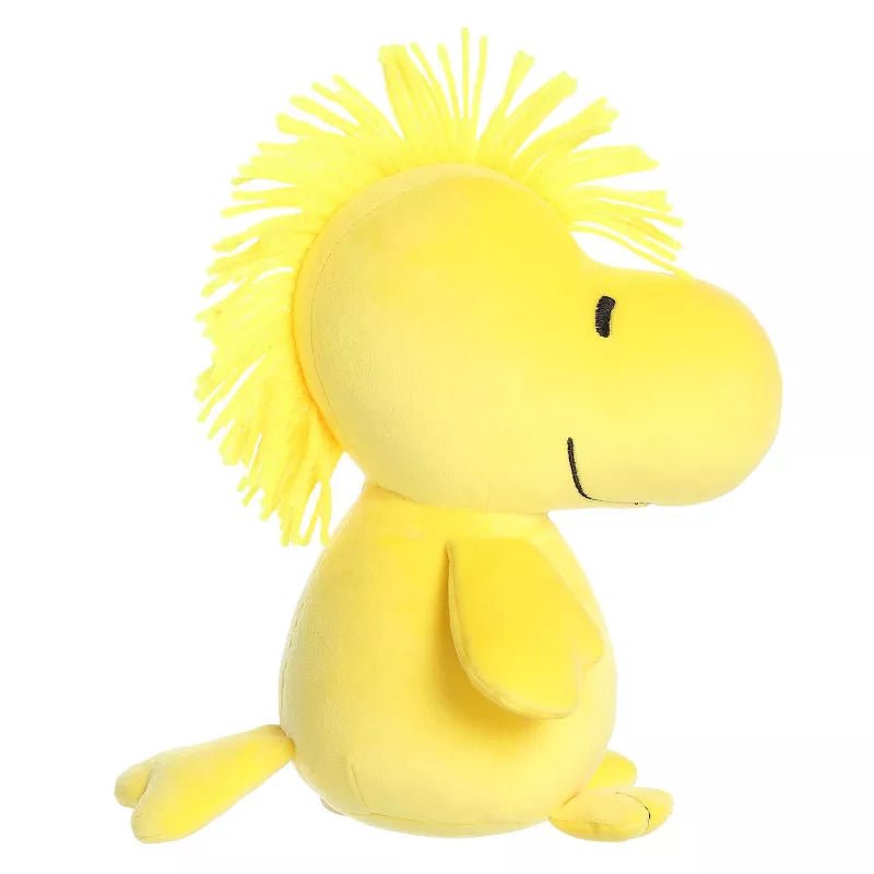 Aurora Adorable Peanuts Squishy Woodstock Stuffed Animal, Yellow, 8.5"