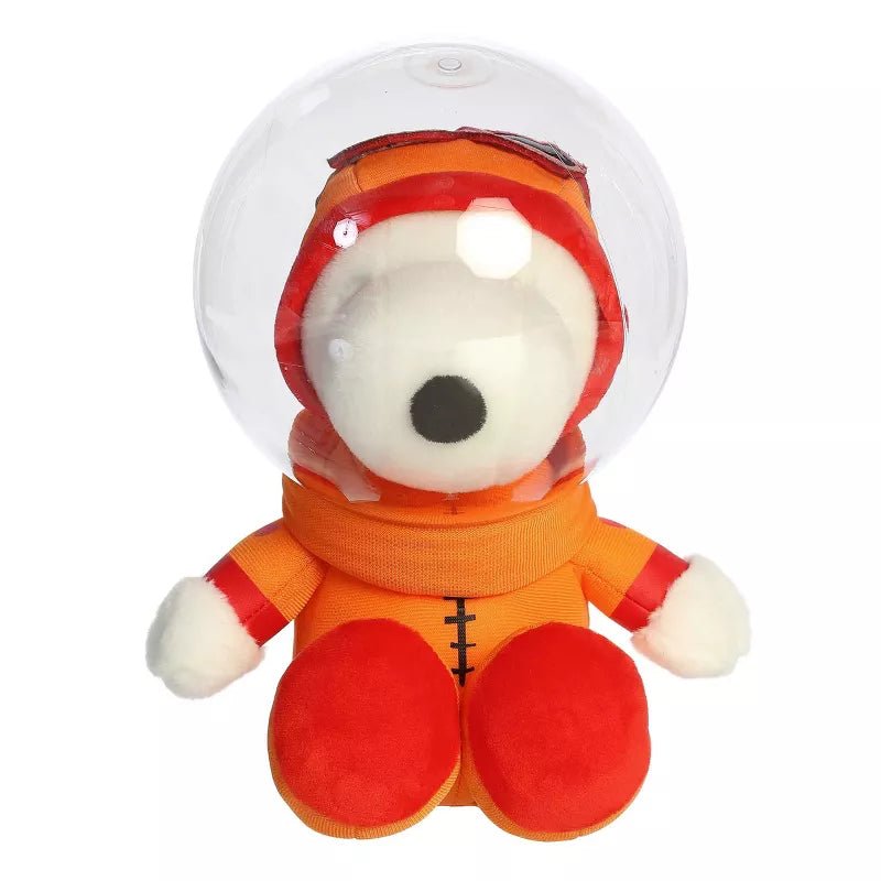 Aurora Timeless Peanuts Astronaut Snoopy Stuffed Animal With Helmet 11.5"
