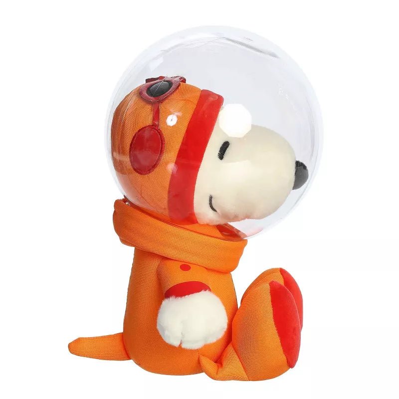 Aurora Timeless Peanuts Astronaut Snoopy Stuffed Animal With Helmet 11.5"