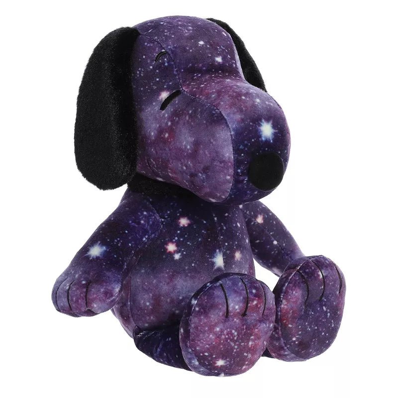 Aurora Timeless Peanuts Spaced Out Snoopy Stuffed Animal, Purple, 12"
