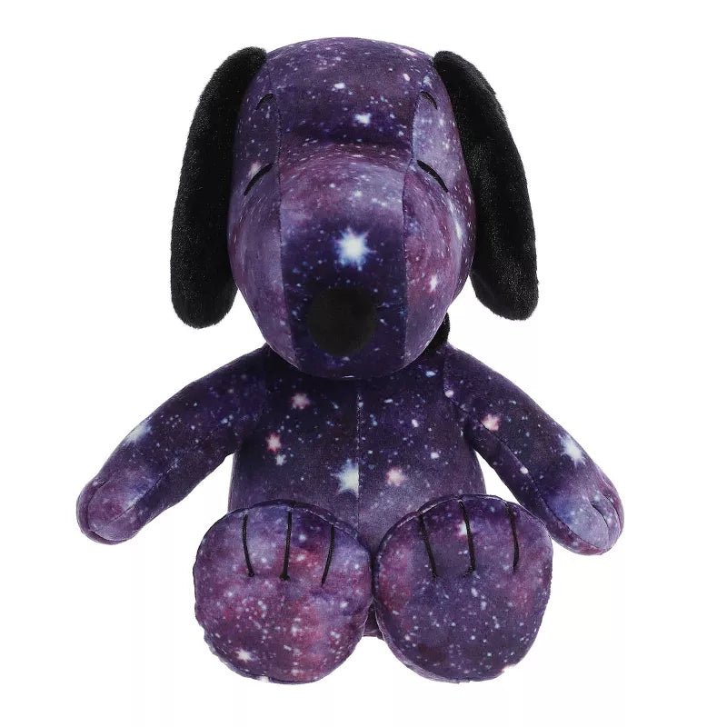 Aurora Timeless Peanuts Spaced Out Snoopy Stuffed Animal, Purple, 12"
