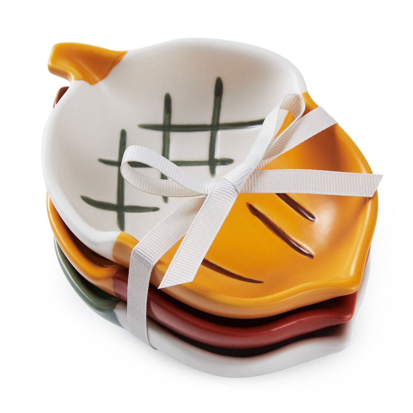 Autumn Acorns Stacking Bowls, Set of 3