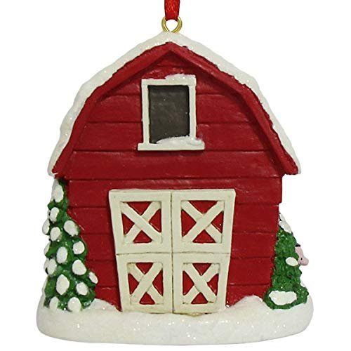Barn Tree Trimmer Ornament