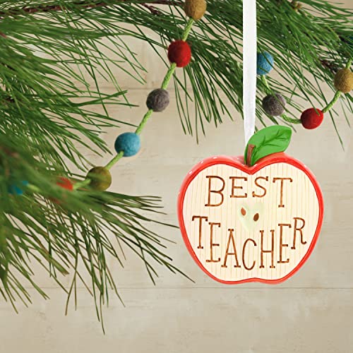 Best Teacher Apple Tree Trimmer Ornament