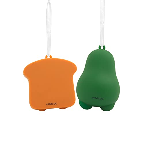 Better Together Avocado and Toast Magnetic Ornaments, Set of 2