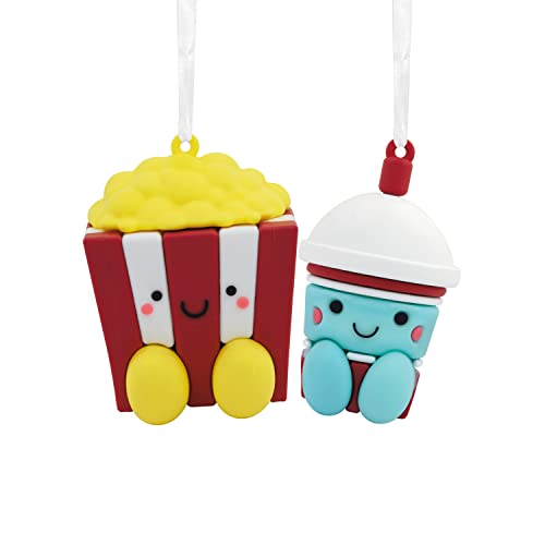 Better Together Popcorn & Slushie Magnetic Ornaments, Set of 2