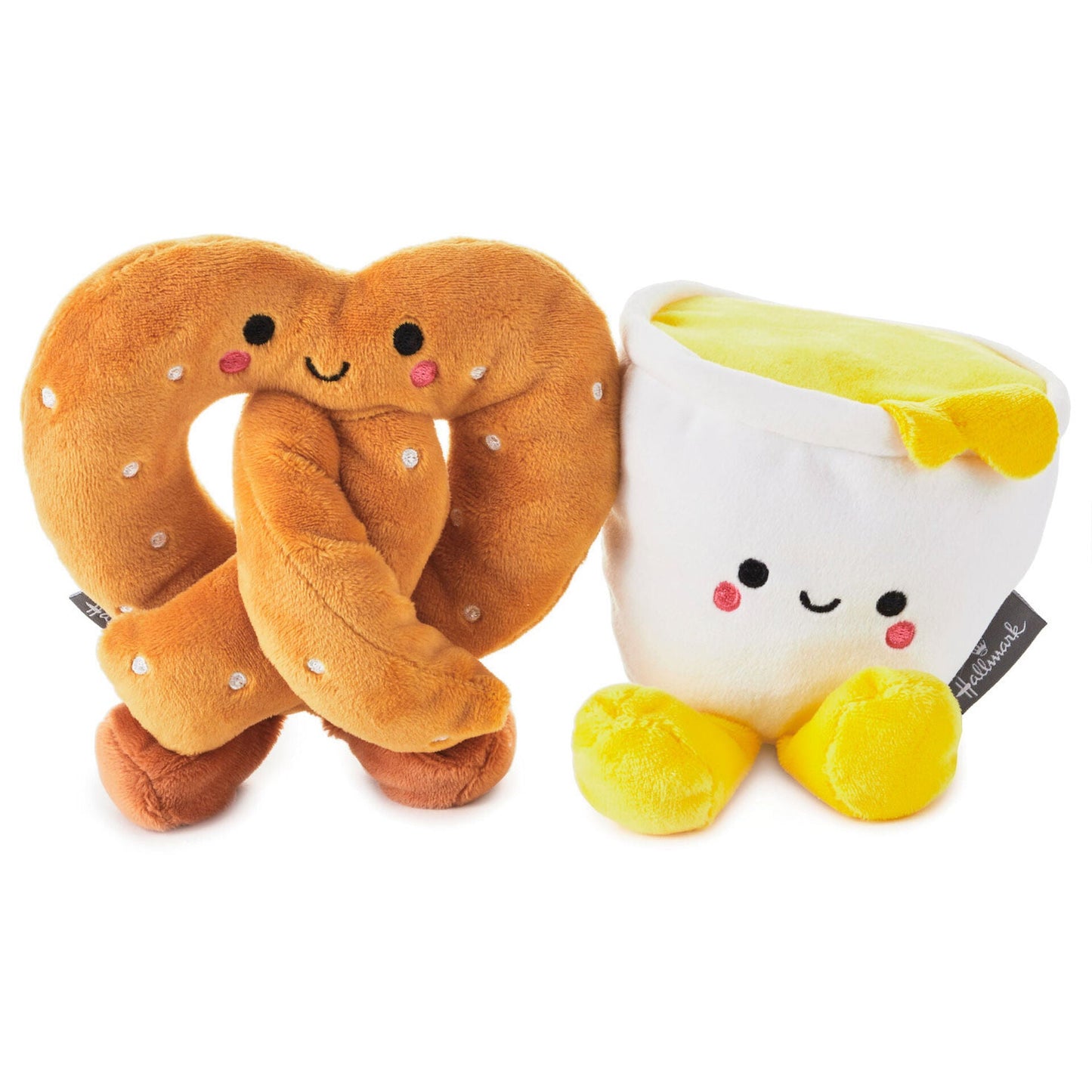 Better Together Pretzel and Cheese Dip Magnetic Plush, 5"