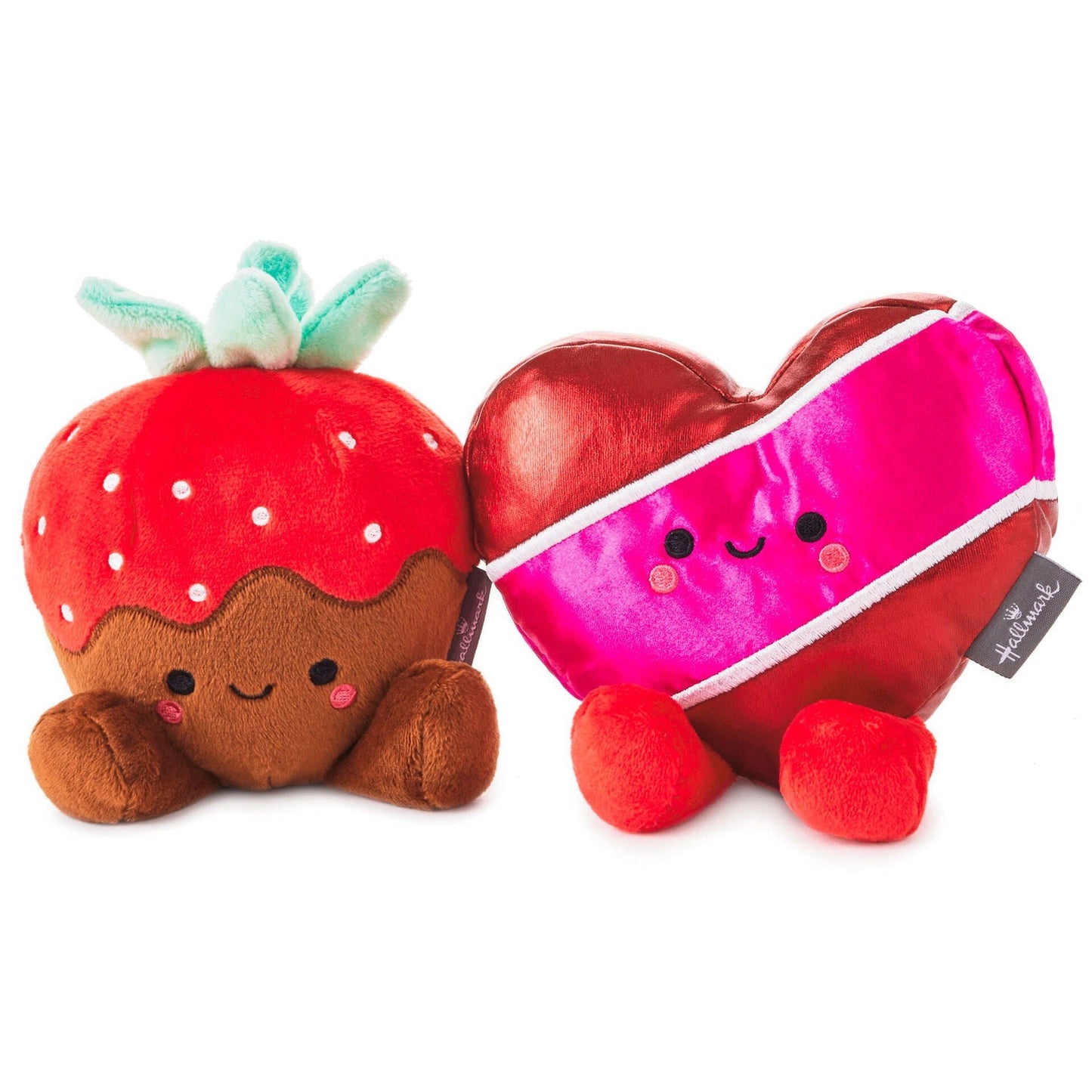 Better Together Strawberry and Chocolates Magnetic Plush, 5.25"