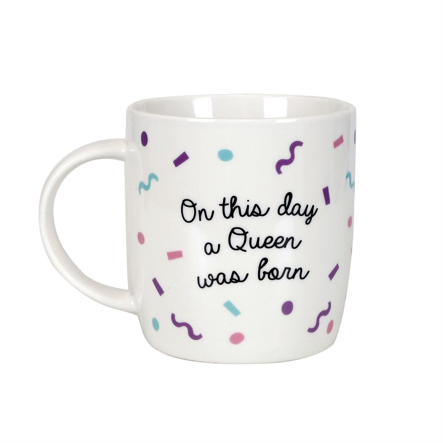 Birthday Queen Mug and Glasses Set, 12oz