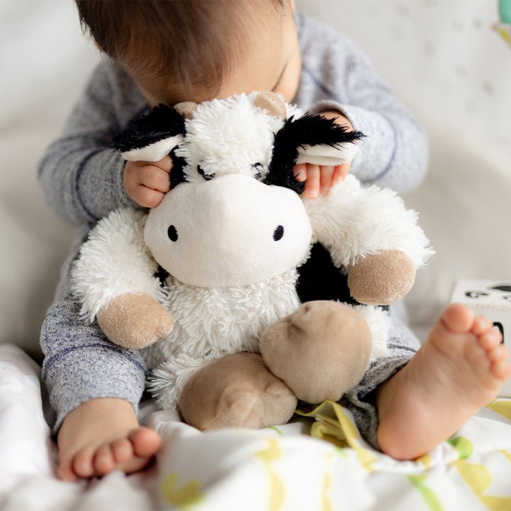 Black and White Cow Warmies Plush