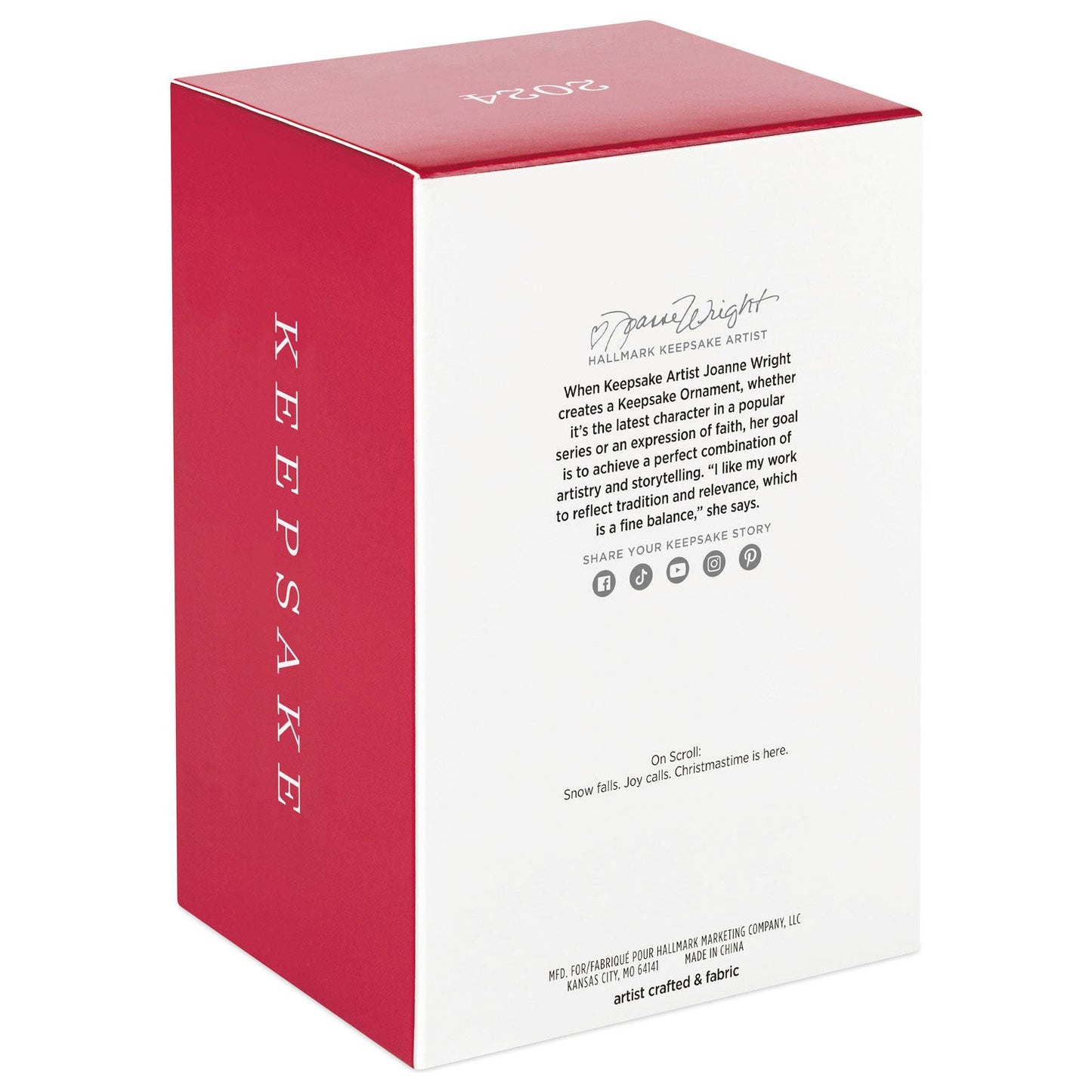 Black Father Christmas 2024 Keepsake Ornament