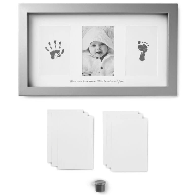 Blessed Baby Handprint and Footprint Picture Frame Kit, 4×6