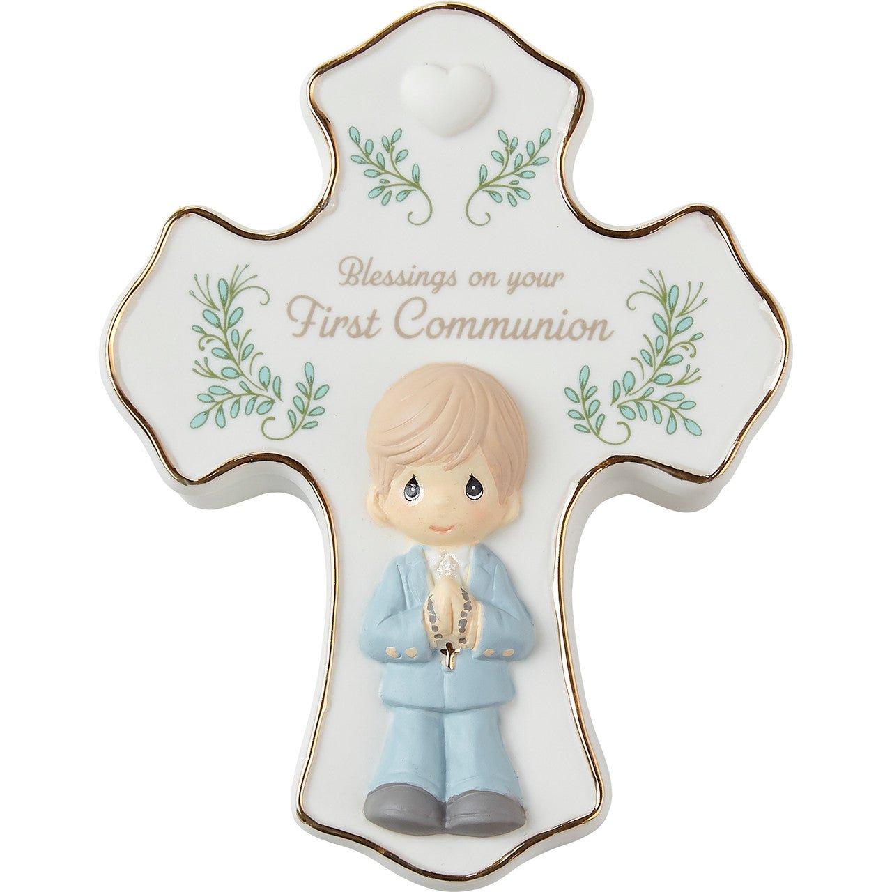 Blessings On Your First Communion Boy Rosary Box with Rosary