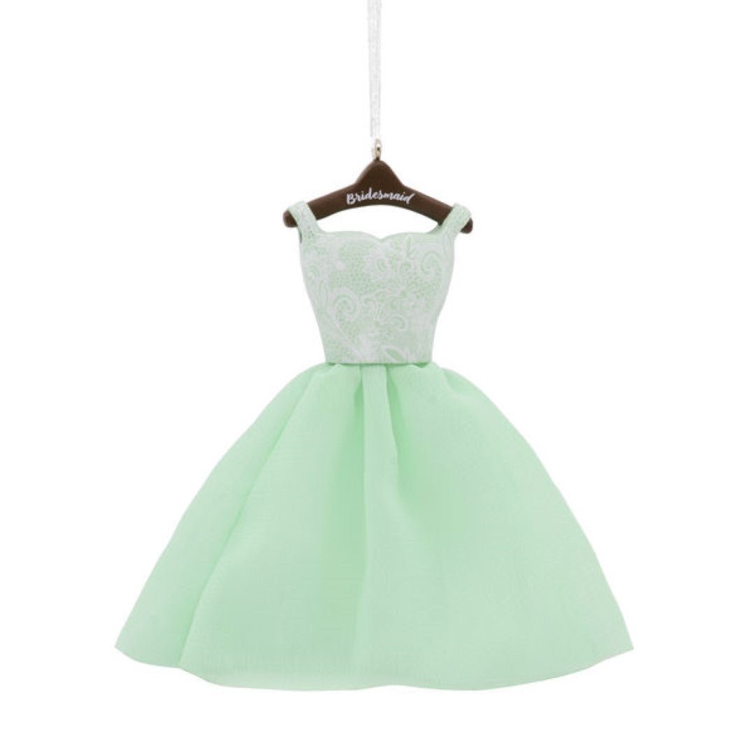 Bridesmaid Dress Tree Trimmer Ornament