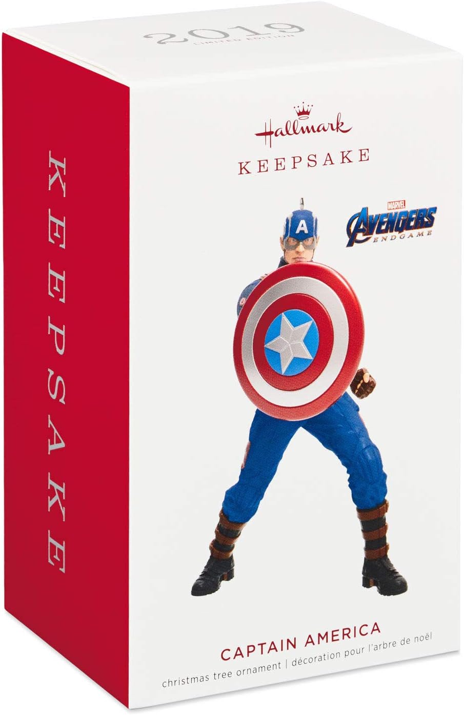 Captain America, Marvel Avengers: Endgame, 2019 Limited Keepsake Ornament