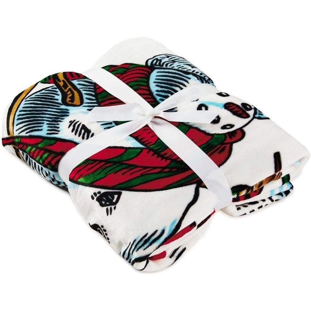 Christmas In Evergreen Country Snowmen Throw Blanket, 60x72