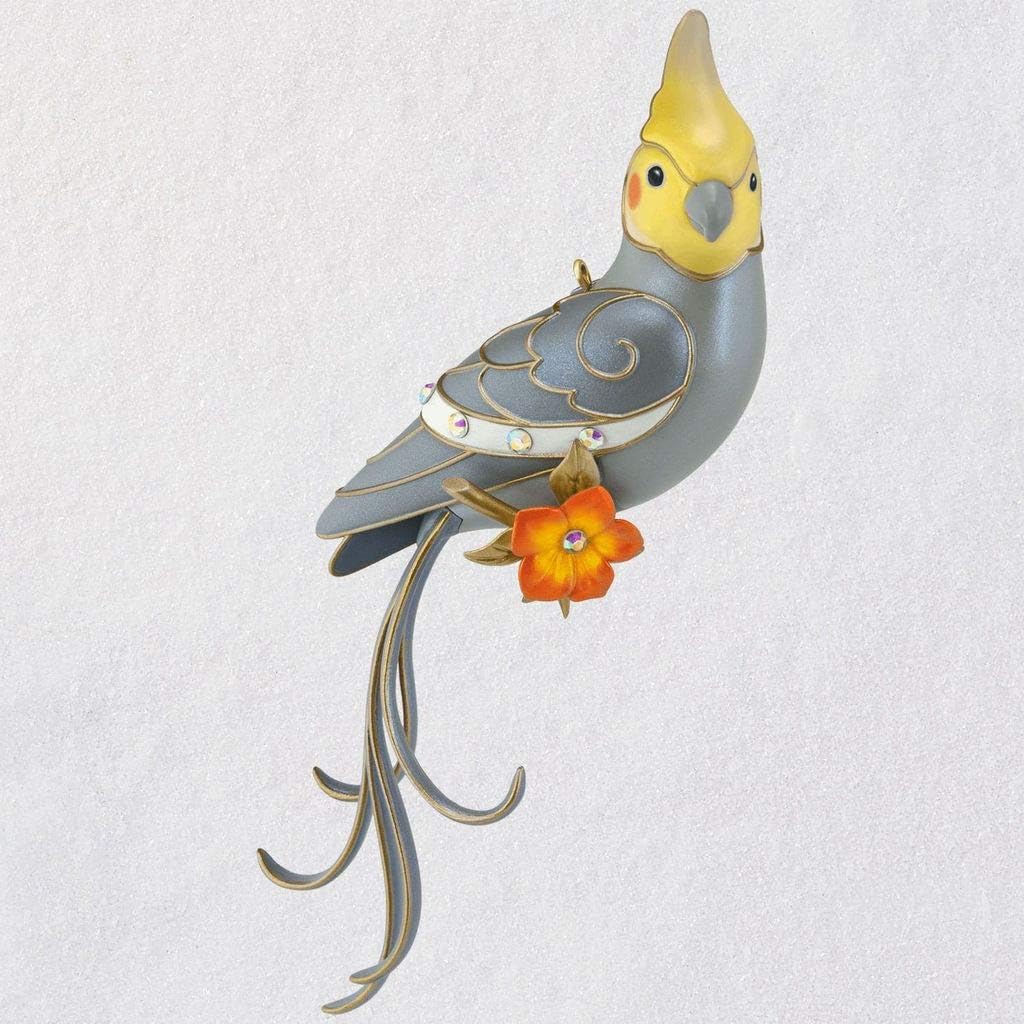 Clever Cockatiel, Beauty of Birds, 2019 Keepsake Club Ornament