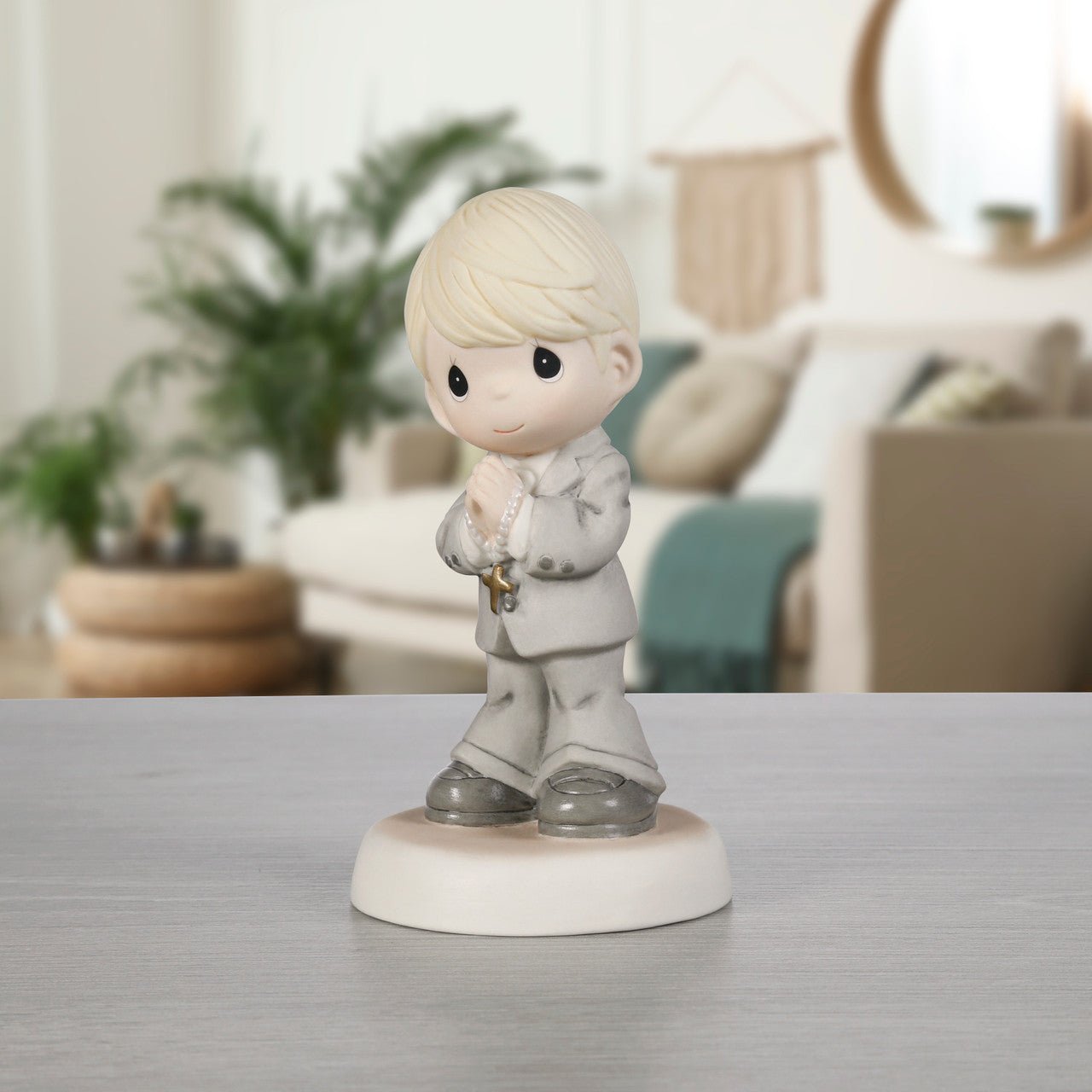 Communion Blonde Boy Figurine