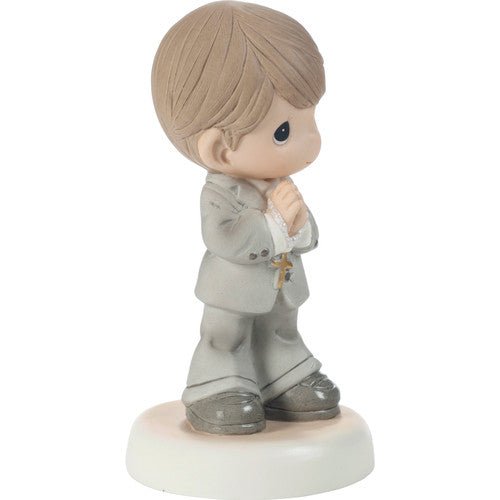 Communion Brunette Boy Figurine