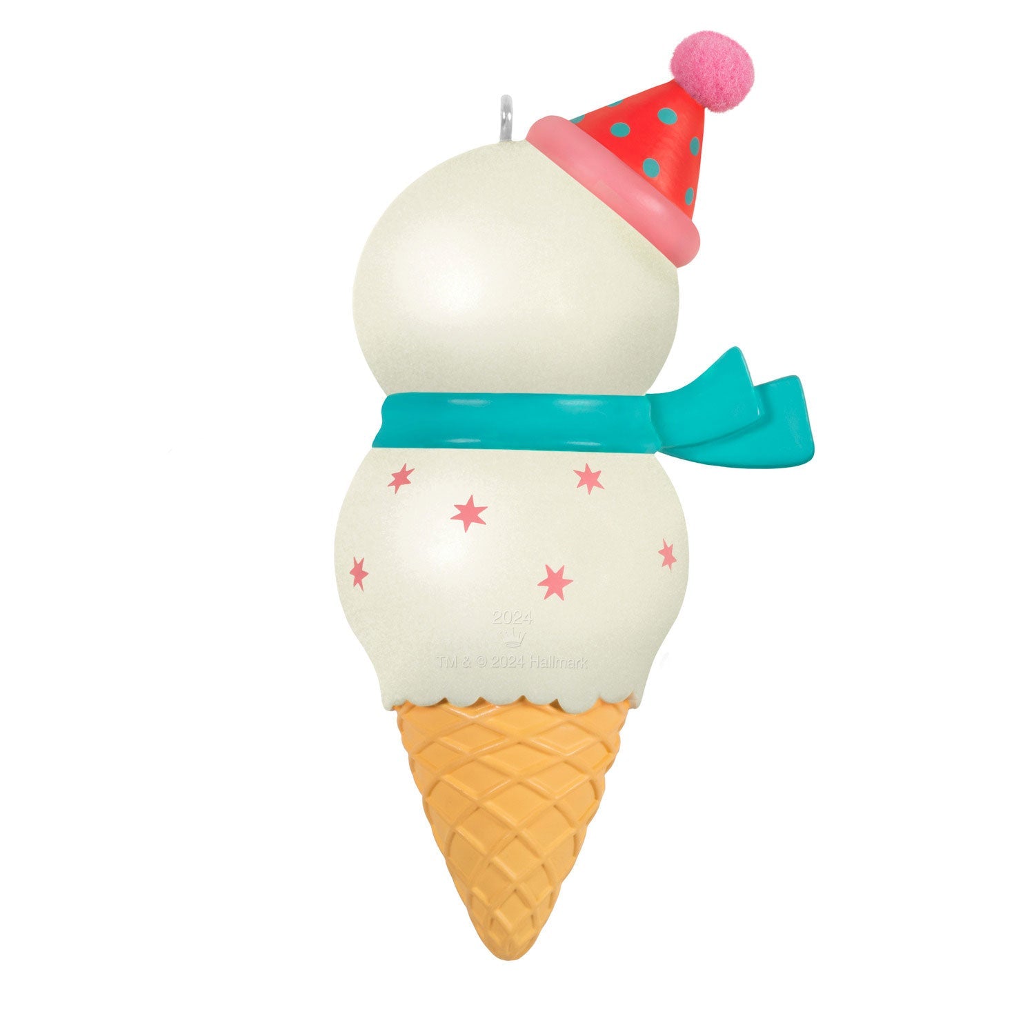 Daughter Snowman Ice Cream Cone 2024 Keepsake Ornament
